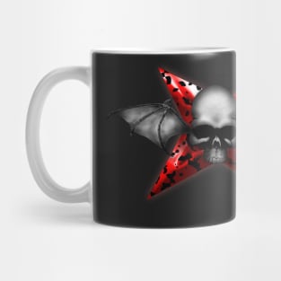 Bat winged skull Mug